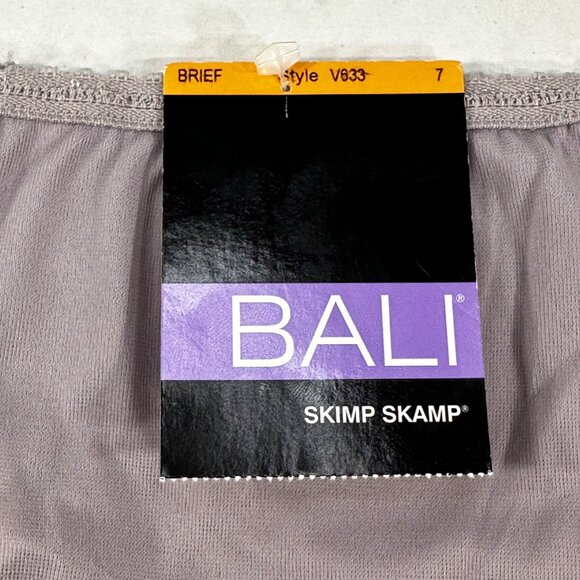 Bali Women's Size 7 Large Panty Brief Skimp Skamp Lavender New With Tags - Picture 5 of 9